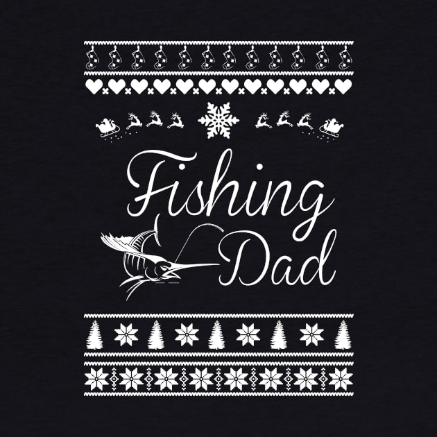 Merry Christmas FISHING DAD by bryanwilly